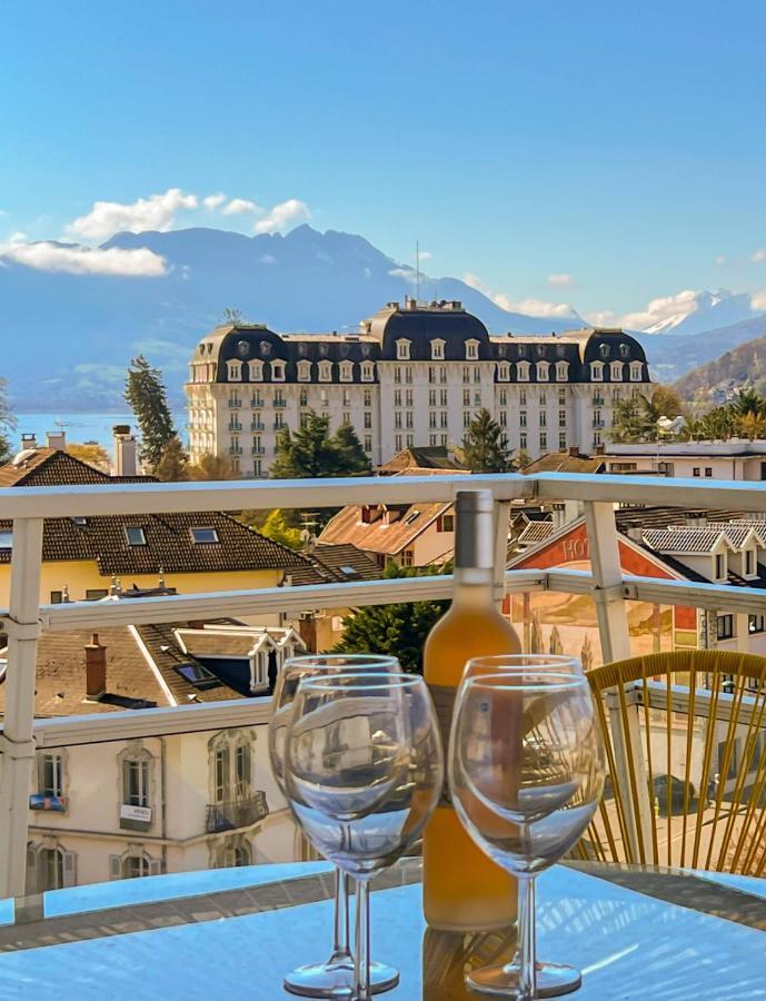 Penthouse Vue Incroyable Lac Et Montagnes Annecy Zewnętrze zdjęcie